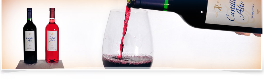 Vino de mesa Castillo Alto tinto y rosado