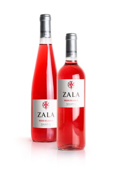 Botella de vino Zala Rosado 2013