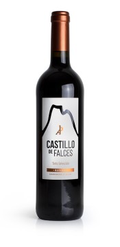 Botella de vino tinto Castillo de Falces